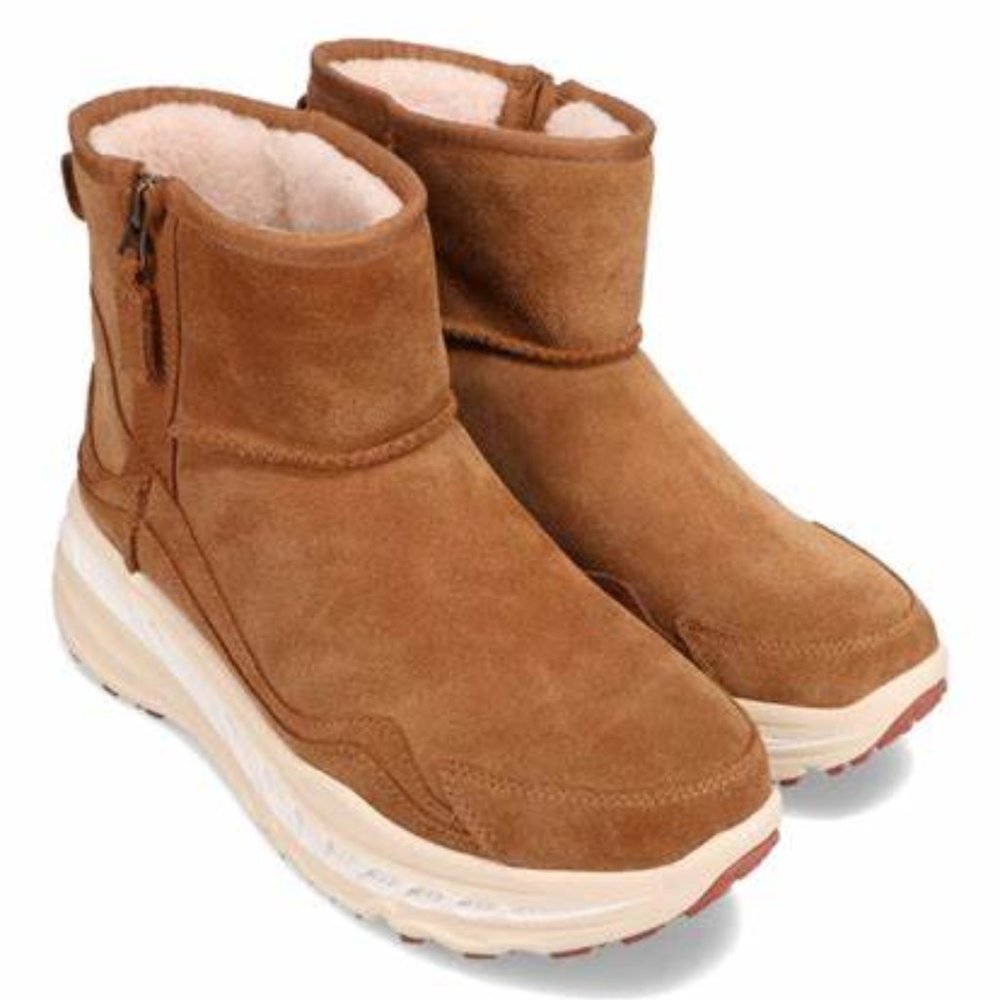 UGG MEN CA805 CLASSIC WEATHER CHESTNUT BOOTS - Picture 2 of 6